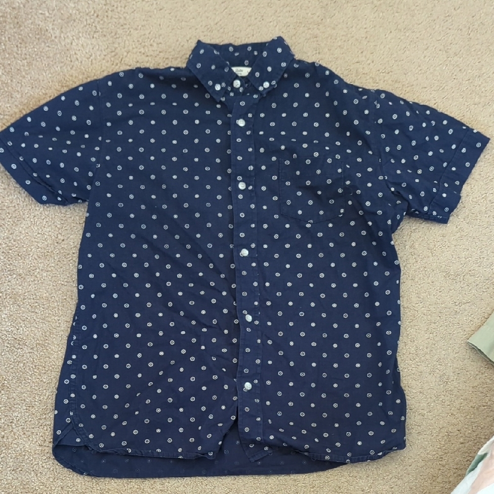 3Sixteen Made in USA Navy Lightweight Large Camp Shirt